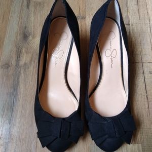 Jessica Simpson Suede Wedge Pumps